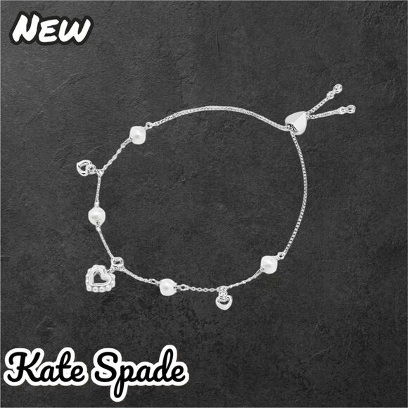 New NWT KATE SPADE New York Saturday shining spade slider bracelet - Picture 3 of 4